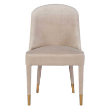 Load image into Gallery viewer, Brie Armless Chair in Champagne