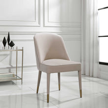 Load image into Gallery viewer, Brie Armless Chair in Champagne