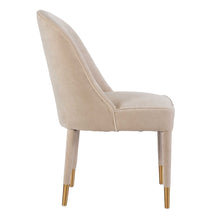 Load image into Gallery viewer, Brie Armless Chair in Champagne