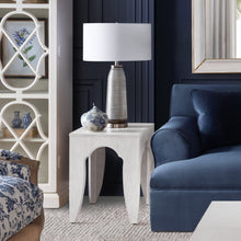 Load image into Gallery viewer, Island Manor End Table in Whitewash