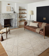 Load image into Gallery viewer, Darby Rug in Sand / Charcoal