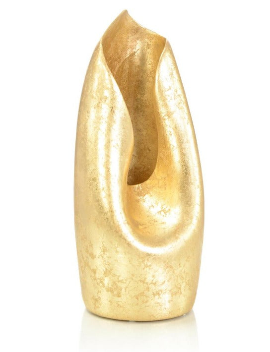 Gold Tessuto Vase