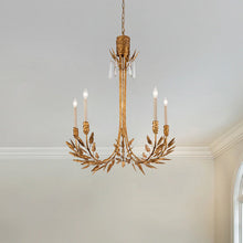 Load image into Gallery viewer, Palm d'or 5 Light Chandelier