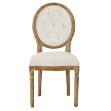 Load image into Gallery viewer, Washable White Tufted Dining Chair
