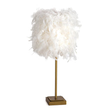 Load image into Gallery viewer, Jasmine Feather Table Lamp
