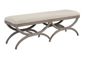 Neoclassical Upholstered Bench