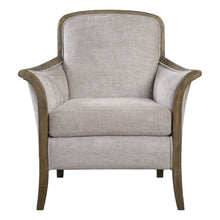 Load image into Gallery viewer, Welted Taupe Armchair