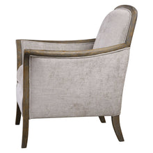 Load image into Gallery viewer, Welted Taupe Armchair