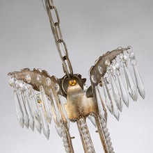 Load image into Gallery viewer, Winged Crystal Drop Chandelier