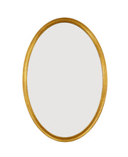 Load image into Gallery viewer, Large Gold Oval Mirror
