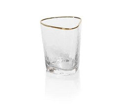 Gold Rimmed Glassware Collection
