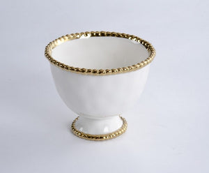 Golden Porcelain Servingware Collection