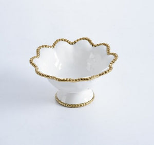 Golden Porcelain Servingware Collection
