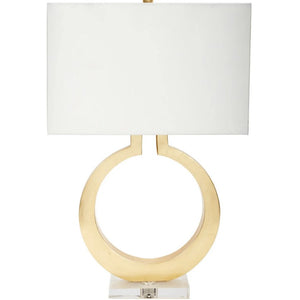 Equinox Gold Leaf Table Lamp