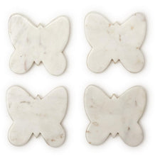 Load image into Gallery viewer, Marble Butterfly Coasters
