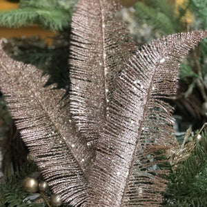 Café Latte Feather Fern Glitter Spray