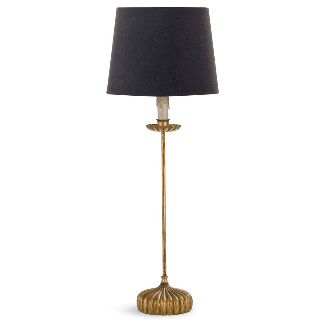 Clove Stem Buffet Lamp in Black