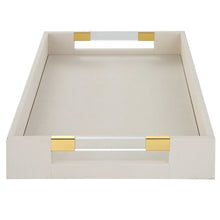 Load image into Gallery viewer, White Shagreen Tray
