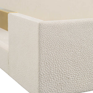 White Shagreen Tray