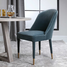 Load image into Gallery viewer, Brie Armless Chair in Blue
