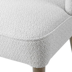 Brie Armless Chair in White