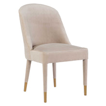 Load image into Gallery viewer, Brie Armless Chair in Champagne
