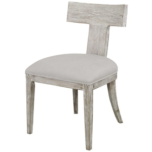 Idris Klismos Chair in White