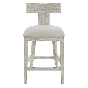 Idris Klismos Counter Stool in White