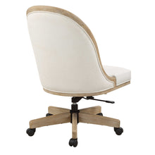 Load image into Gallery viewer, Rolling Desk Chair in Light Oak
