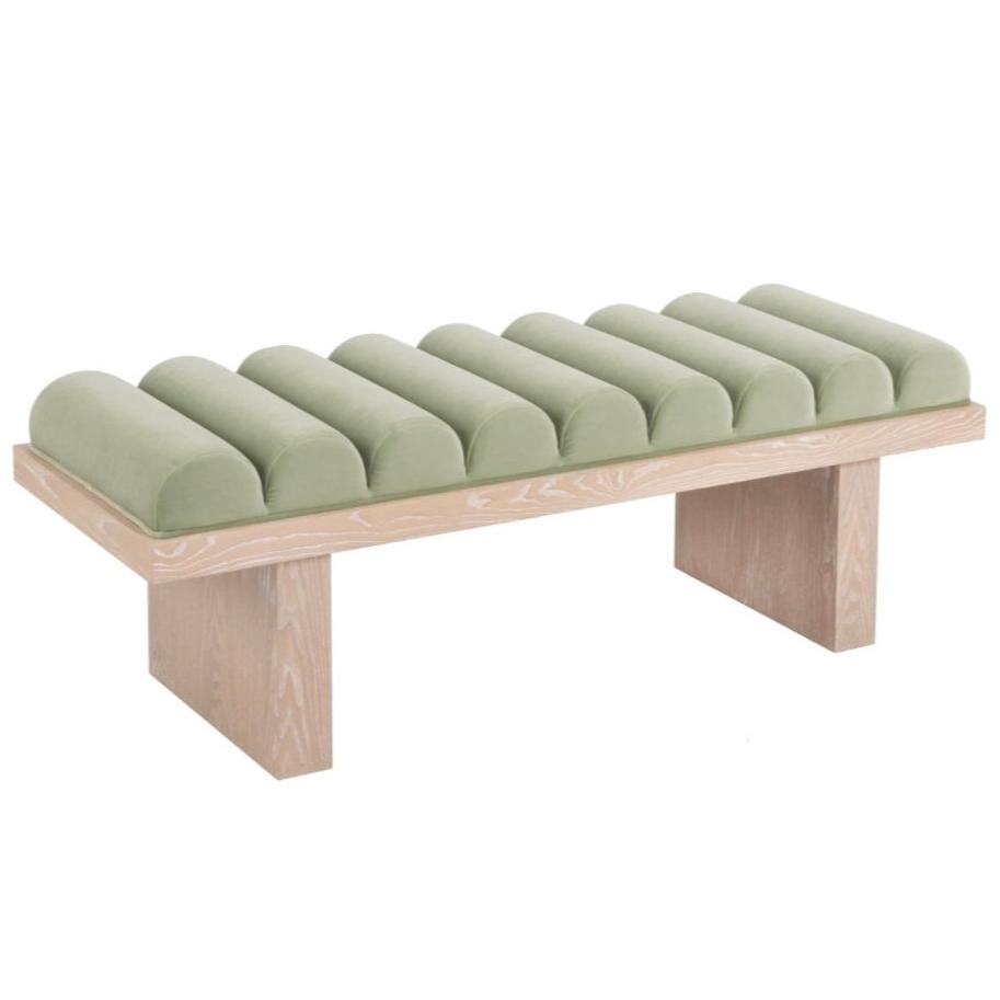 Caspian Sage Green Bench