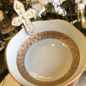 Cross Porcelain Bowl