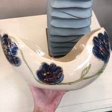 Load image into Gallery viewer, Cobalt Spring Floral Bowl, Large
