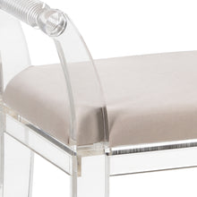 Load image into Gallery viewer, Neoclassical Acrylic Bench
