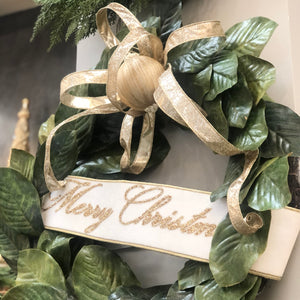 Christmas Sash Wreath