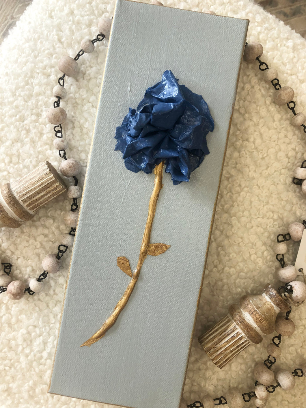 Forever Flower Stem in Blue