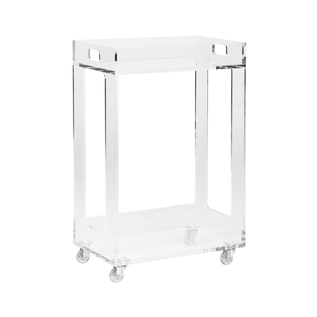 Carlyle Acrylic Bar Cart