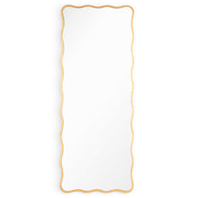 Load image into Gallery viewer, The Candice Floor-Length Mirror boasts a beautifully ornate, gilded frame and a beveled mirror edge, creating a charmingly feminine and glamorous aesthetic. Perfect for any hallway, bedroom, or walk-in closet, its impressive size will surely make it a stunning addition to any modern, transitional, or traditional household.
