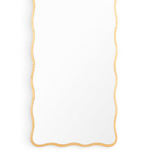 Load image into Gallery viewer, The Candice Floor-Length Mirror boasts a beautifully ornate, gilded frame and a beveled mirror edge, creating a charmingly feminine and glamorous aesthetic. Perfect for any hallway, bedroom, or walk-in closet, its impressive size will surely make it a stunning addition to any modern, transitional, or traditional household.
