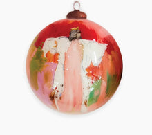 Load image into Gallery viewer, Elevate your holiday decor with Anne Neilson&#39;s exclusive, limited edition Christmas ornaments. Each one is meticulously hand-painted from an original Anne Neilson artwork, making them a unique fusion of art and festive spirit. Share these treasured ornaments with loved ones or keep them as luxurious keepsakes. Ornament is a 3&quot; glass ball with gold ribbon.
