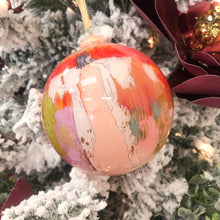 Load image into Gallery viewer, Elevate your holiday decor with Anne Neilson&#39;s exclusive, limited edition Christmas ornaments. Each one is meticulously hand-painted from an original Anne Neilson artwork, making them a unique fusion of art and festive spirit. Share these treasured ornaments with loved ones or keep them as luxurious keepsakes. Ornament is a 3&quot; glass ball with gold ribbon.
