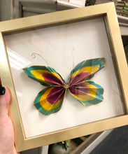 Load image into Gallery viewer, Paper Butterfly Shadowbox
