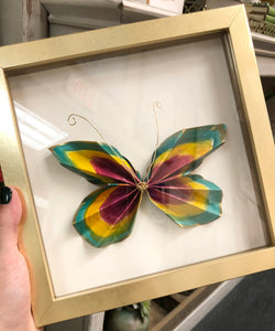 Paper Butterfly Shadowbox