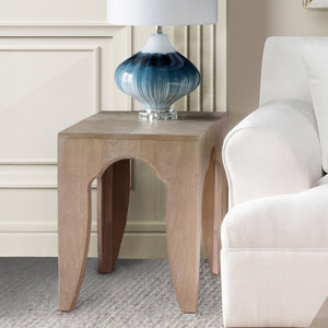 Island Manor End Table in Driftwood