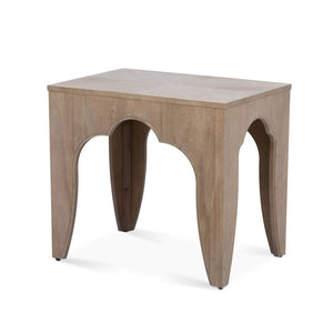 Island Manor End Table in Driftwood