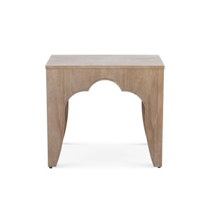 Island Manor End Table in Driftwood