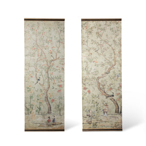 Chinoiserie Wall Hangings, Set of Two