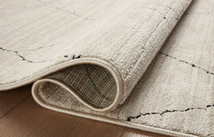 Darby Rug in Sand / Charcoal