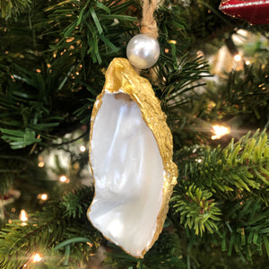 Golden Oyster Ornament