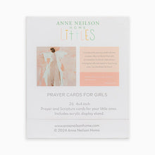 Load image into Gallery viewer, Introducing our Prayer Cards for Girls - 26 unique and powerful prayers paired with corresponding scriptures. On the front, Anne Neilson&#39;s new Gracious One angel, while the back features a prayer and scripture. Ideal for bringing comfort and protection through your child&#39;s prayers.
