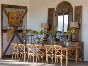 Designed with large families in mind, the "reunion table" can comfortably accommodate even the biggest get-togethers. As our largest table available, it is perfect for hosting and entertaining guests with farm-to-table meals. The table can be conveniently folded in half at the middle for easy storage or transportation in a truck.